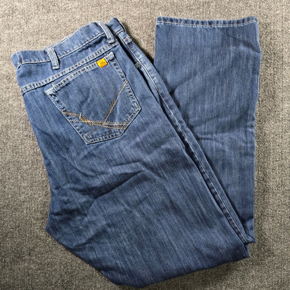 Wrangler 20X FR Mens Flame Resistant CAT2 Jeans Blue 40x32 10FR42MWM